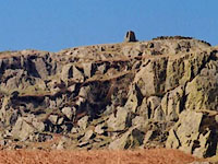 survey pillar on Brock Crag