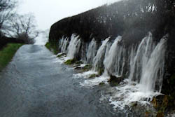 the road near Middale
