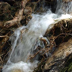 Tills Hole Beck scoured to bedrock
