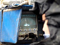 ultrasound scanning for lambs - outdoors!